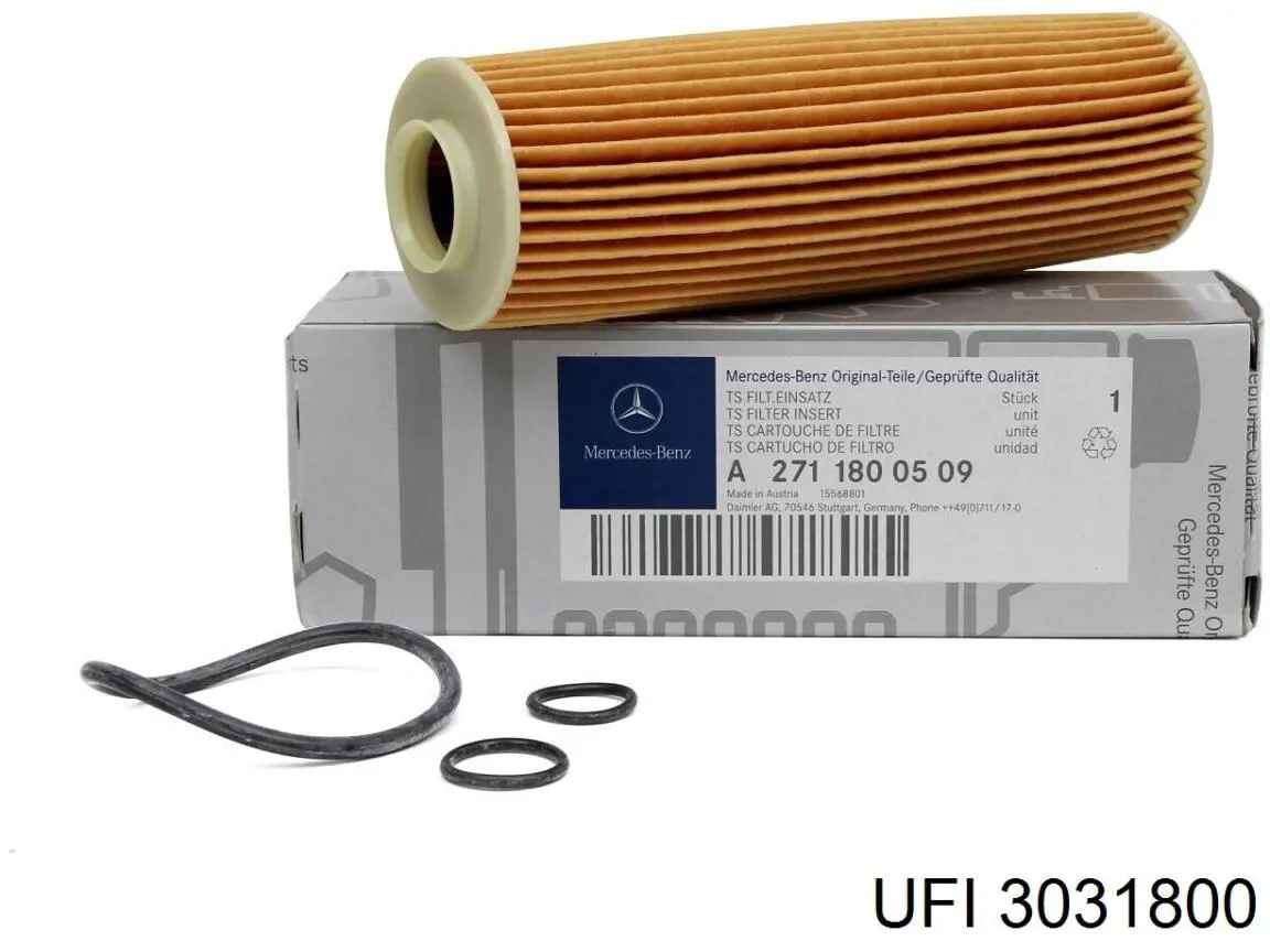 3031800 UFI Filtro de aire de motor