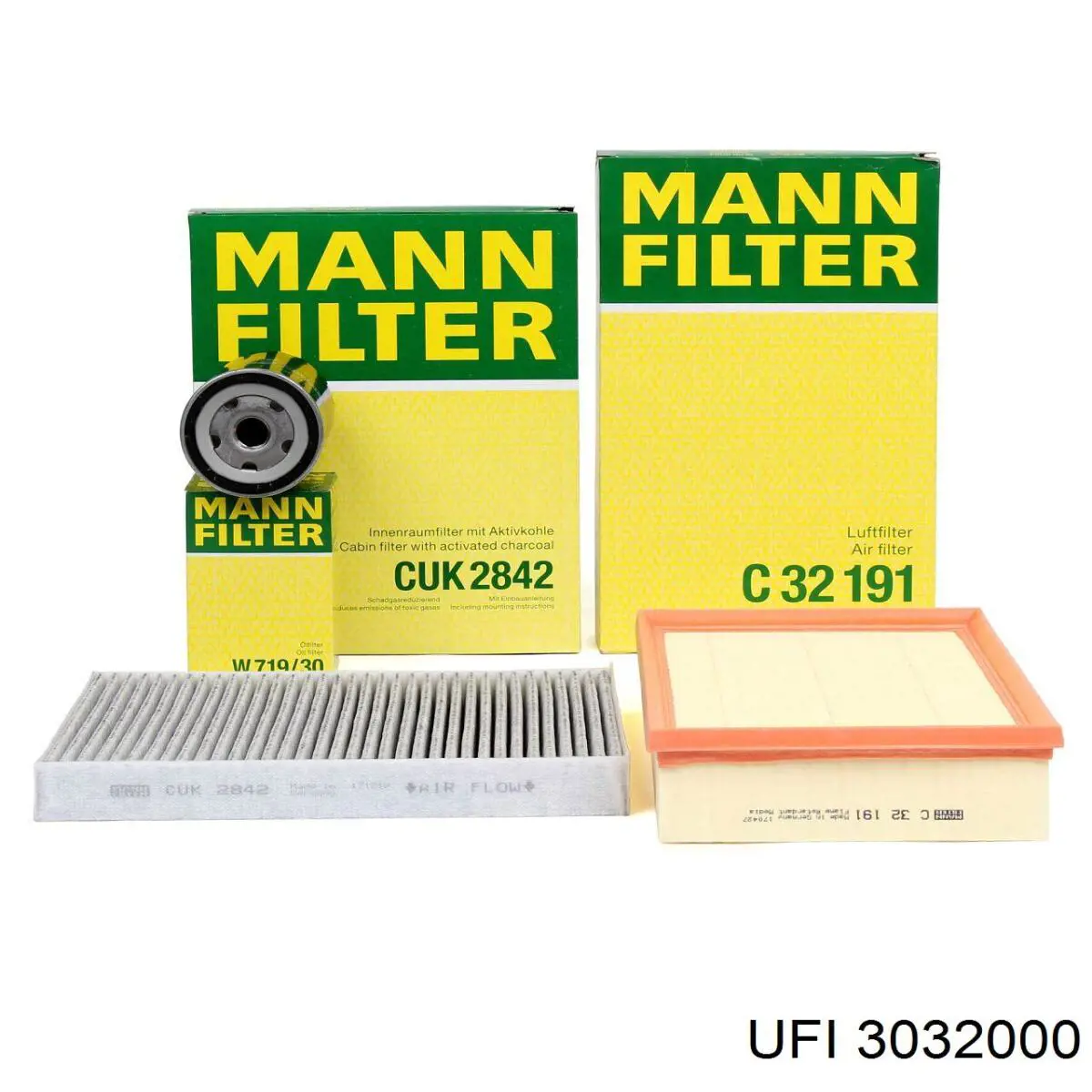 El filtro de aire UFI 3032000 precio, desde 11,69 EUR