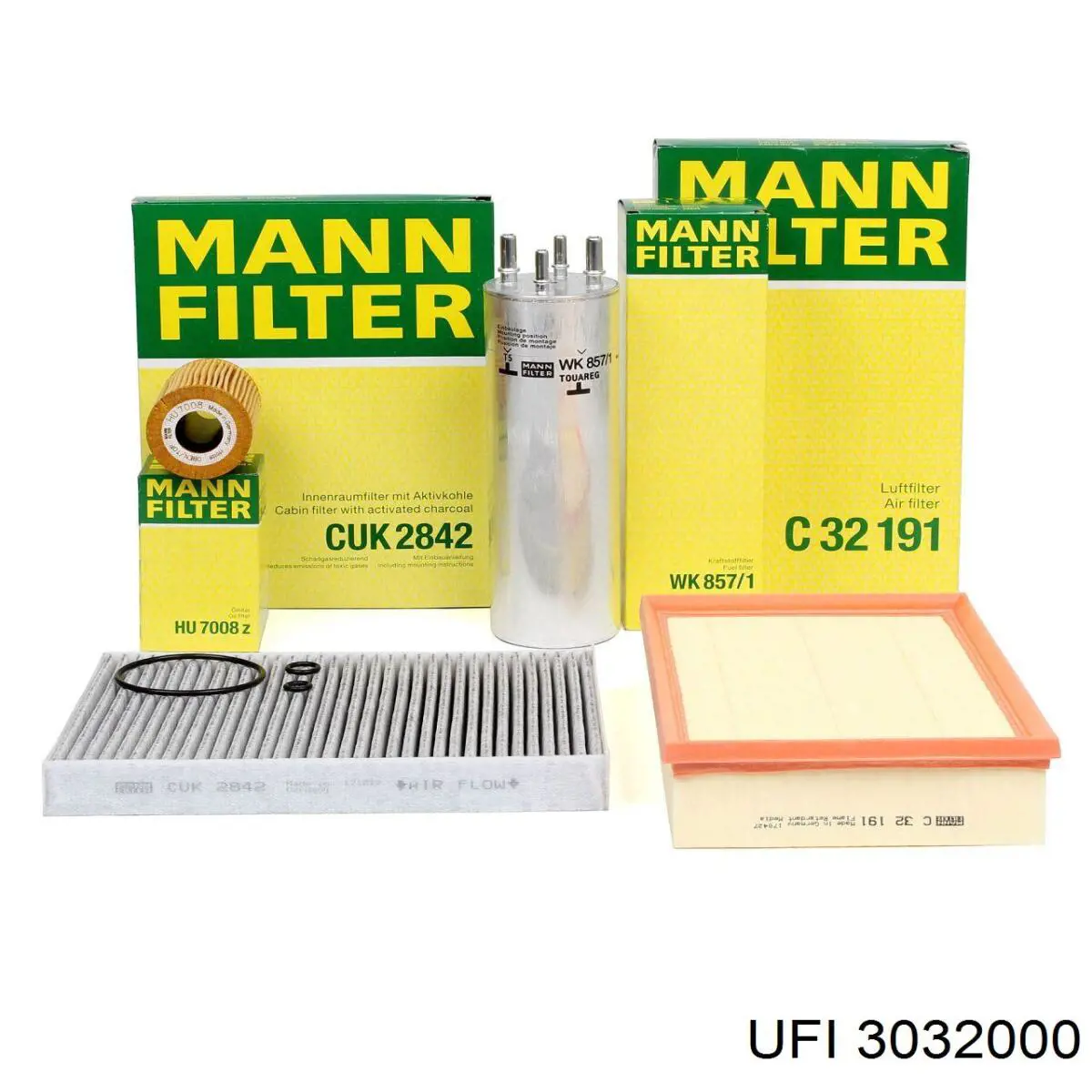 Filtro de aire 3032000 UFI
