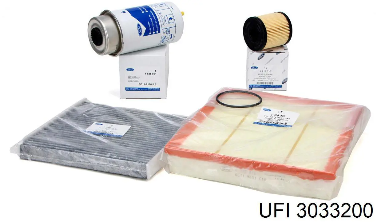 3033200 UFI Filtro de aire de motor