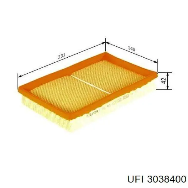 Comprar 3038400 UFI Filtro de aire
