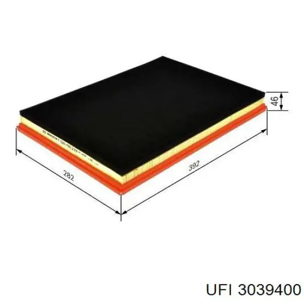 El filtro de aire UFI 3039400 precio, desde 20,36 EUR