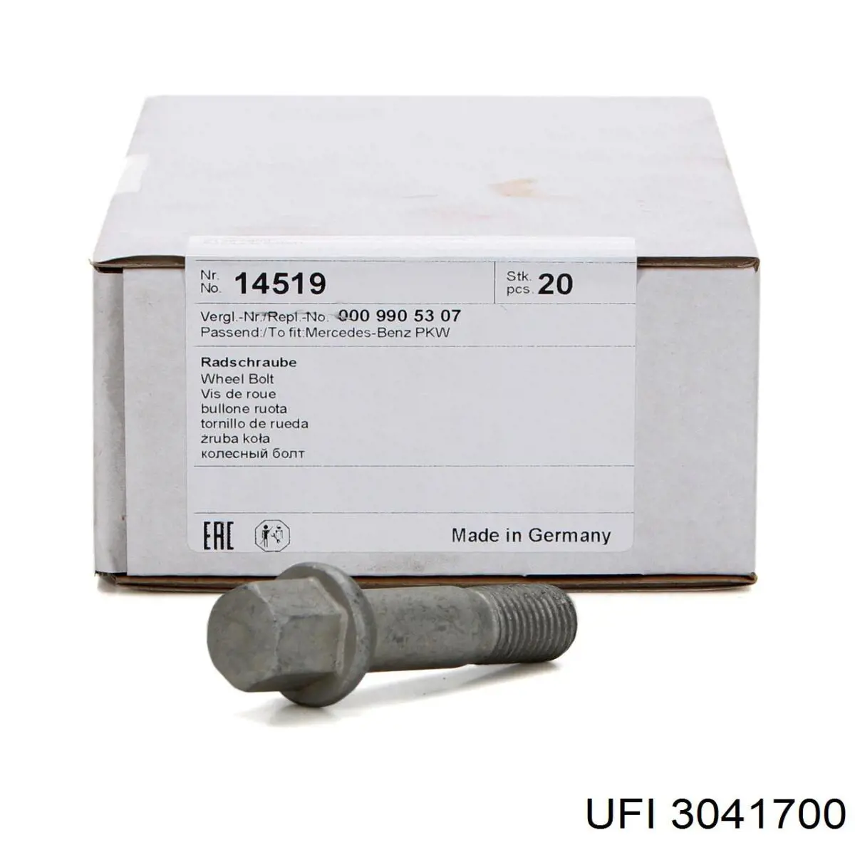 Filtro aire UFI 3041700