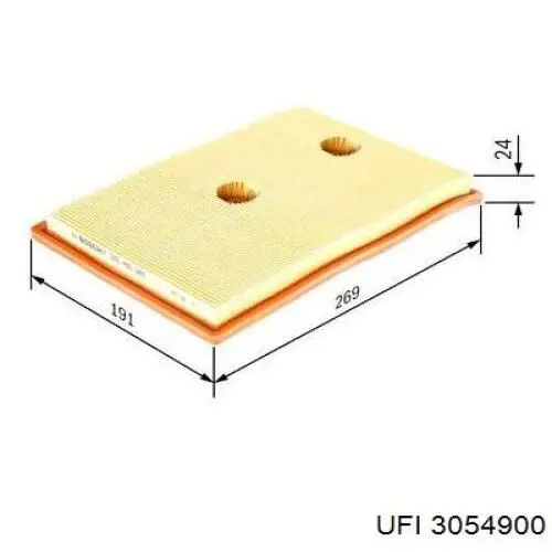 Comprar 3054900 UFI Filtro de aire