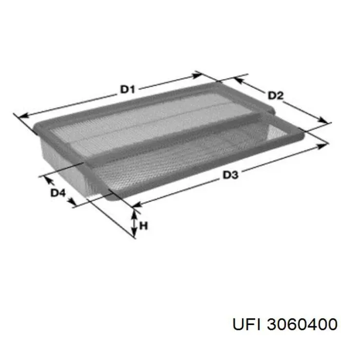 30.604.00 UFI filtro de aire