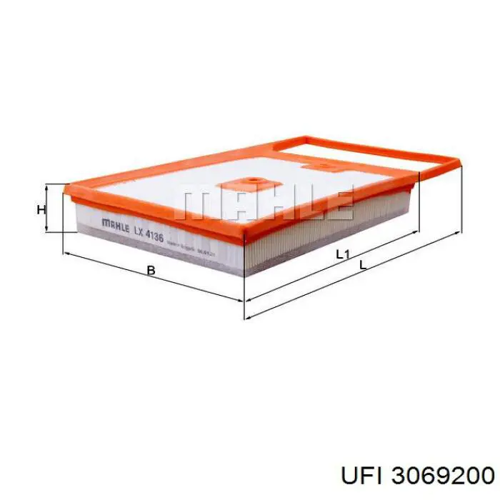 30.692.00 UFI filtro de aire