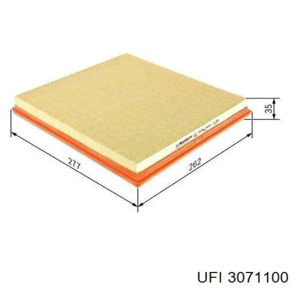 Comprar 3071100 UFI Filtro de aire