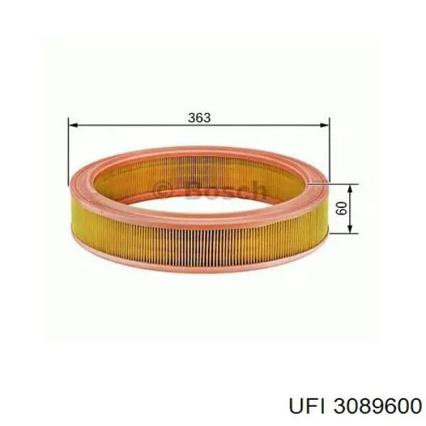 Comprar 3089600 UFI Filtro de aire
