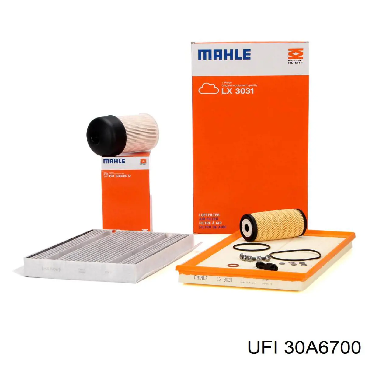 Filtro de aire 30A6700 UFI