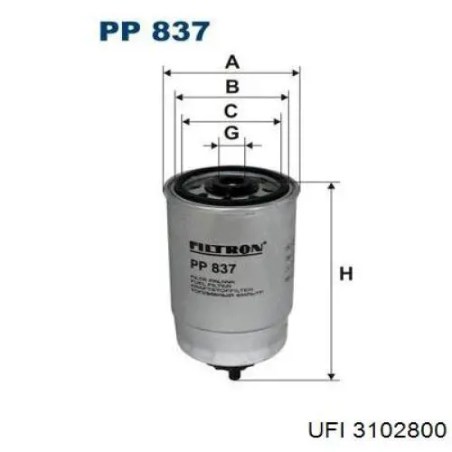 Filtro combustible Le.ma. GH208 precio, desde 6,99 EUR