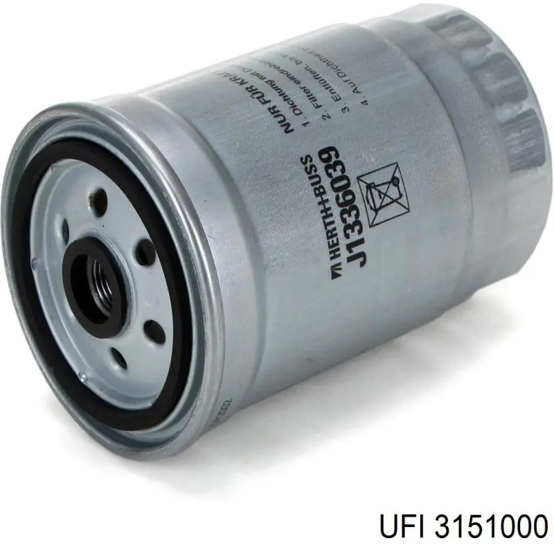 3151000 UFI Filtro de gasolina