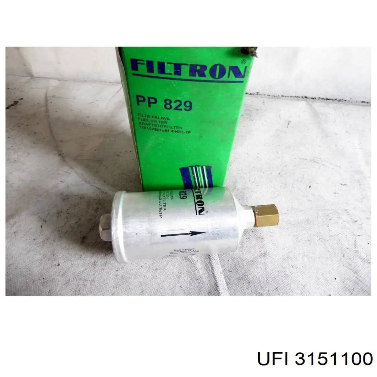 3151100 UFI filtro combustible