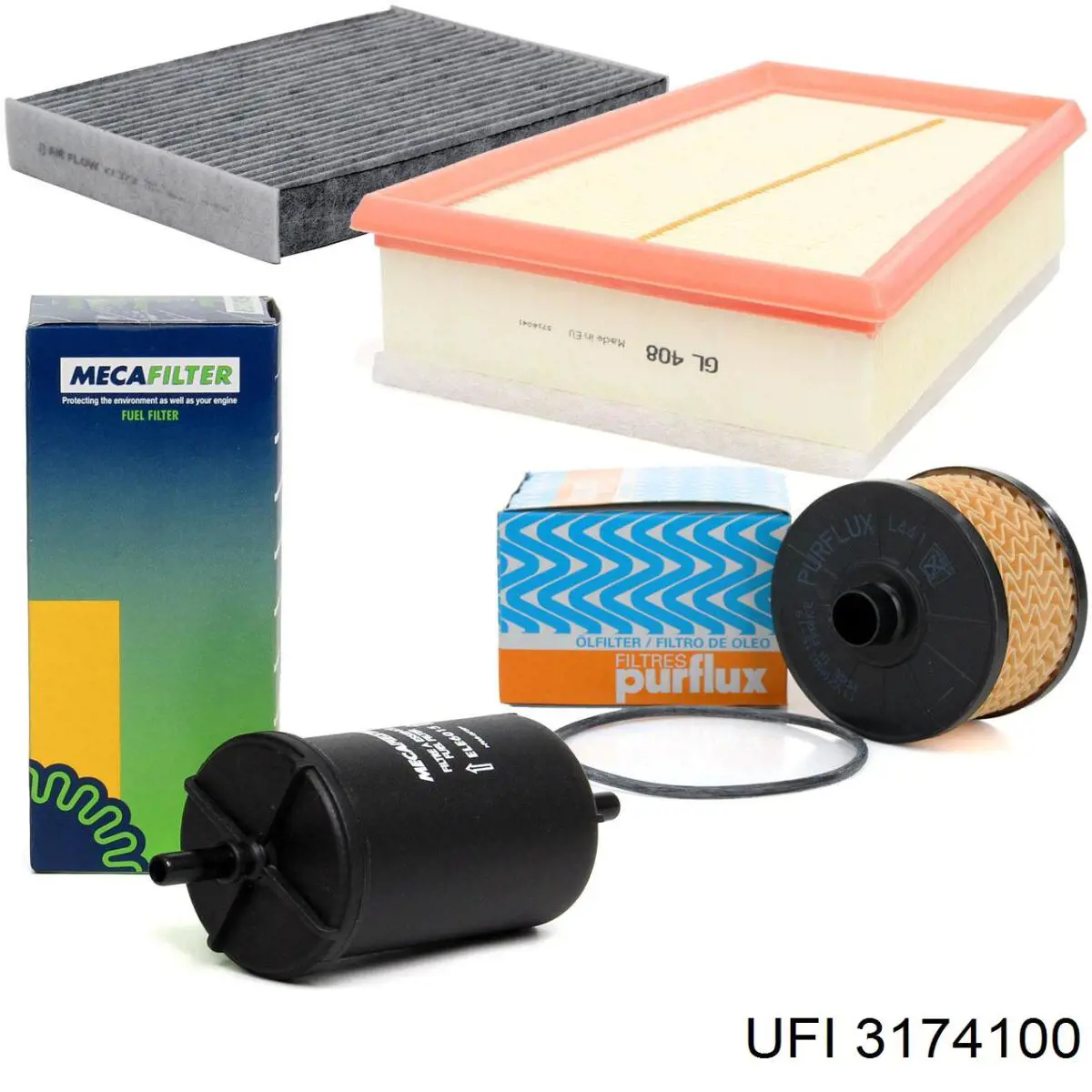 3174100 UFI Filtro de gasolina