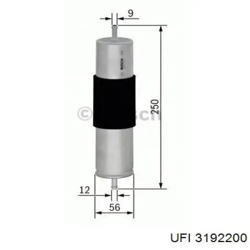 3192200 UFI Filtro de gasolina