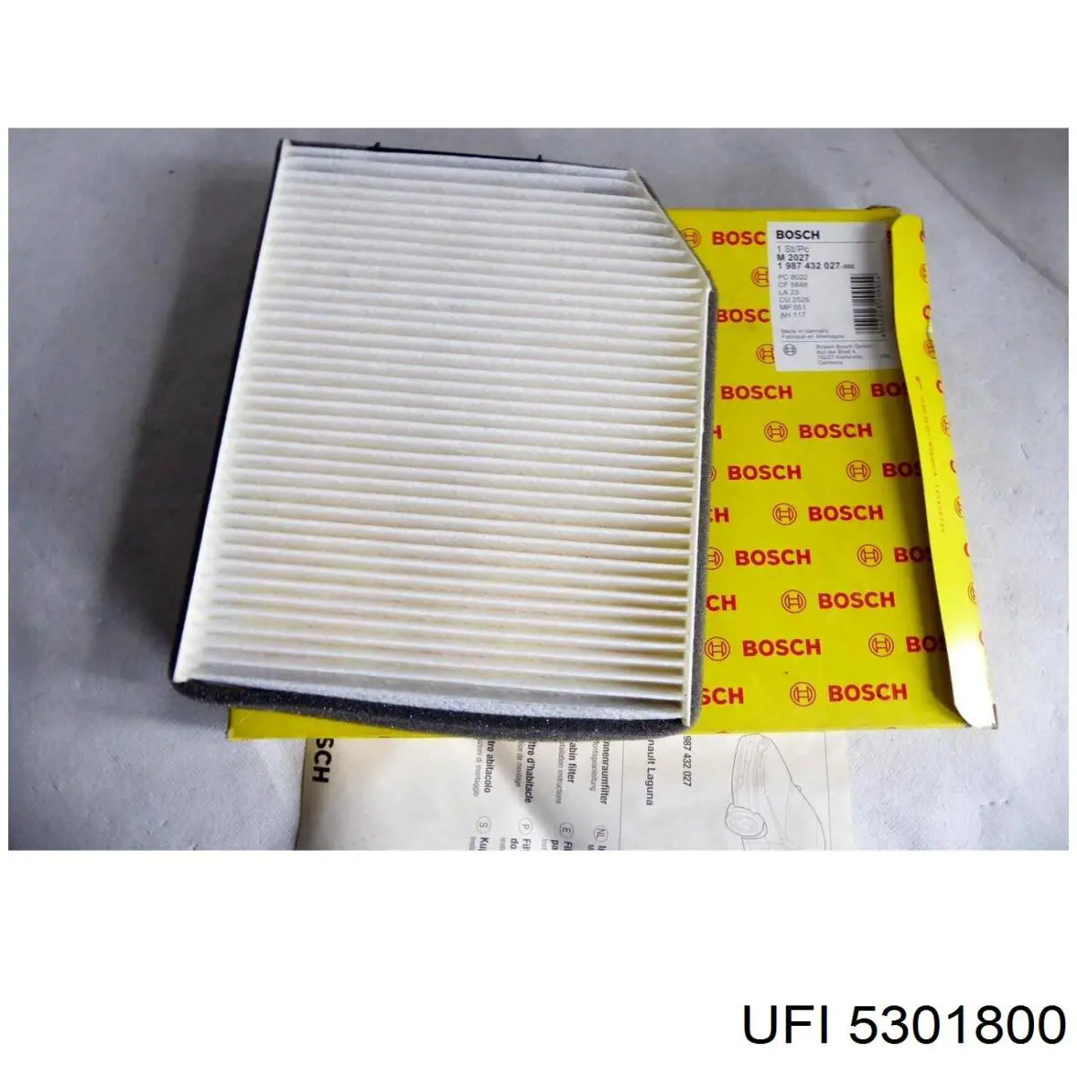 Filtro de habitáculo 5301800 UFI