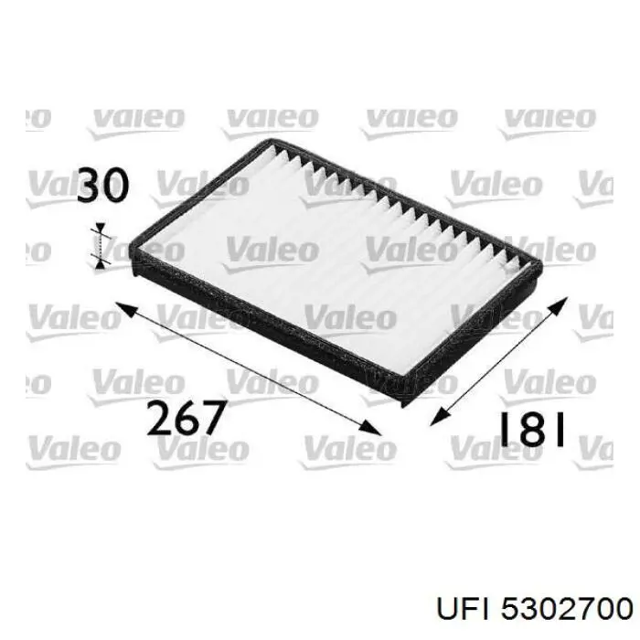 53.027.00 UFI filtro de habitáculo