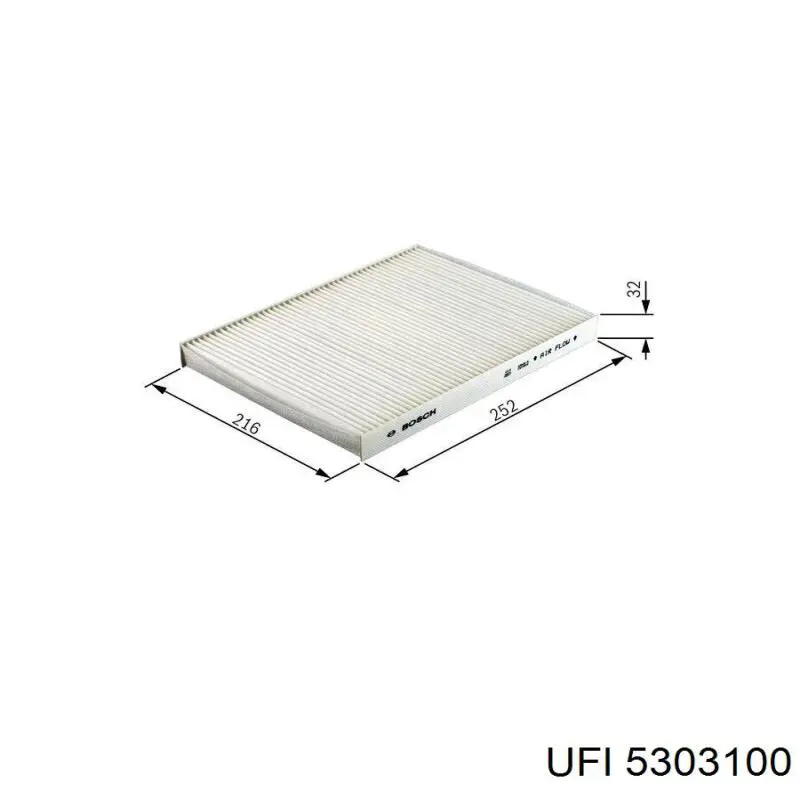 Filtro de polen UFI 5303100