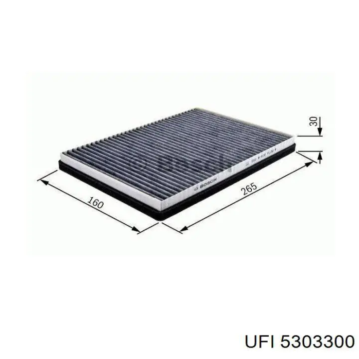 Filtro de habitáculo 5303300 UFI