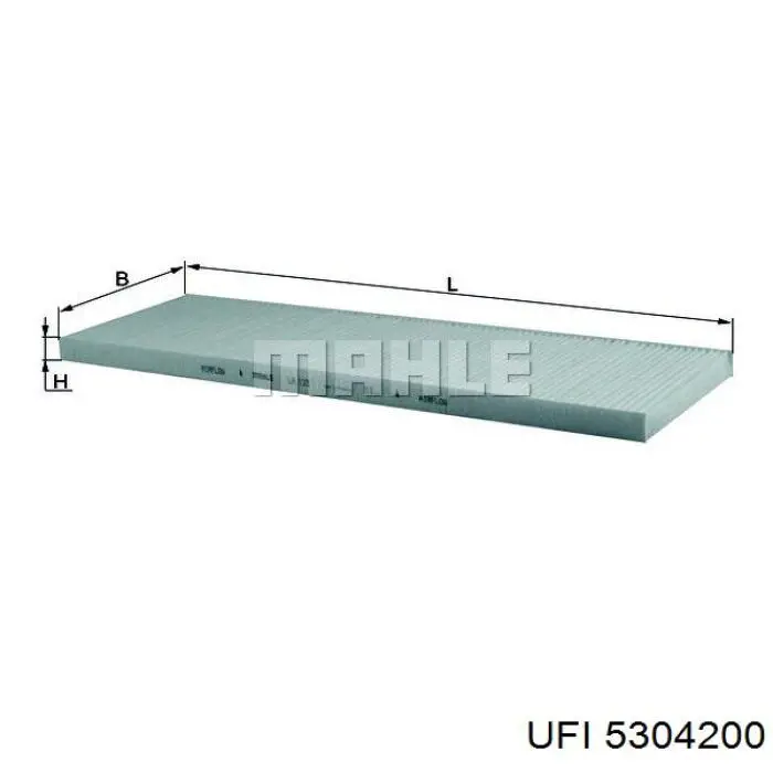 Filtro de habitáculo 5304200 UFI