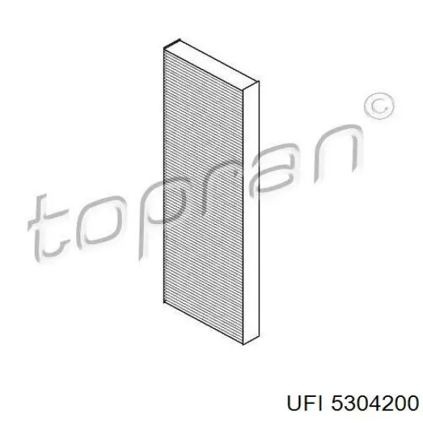 Filtro de polen UFI 5304200