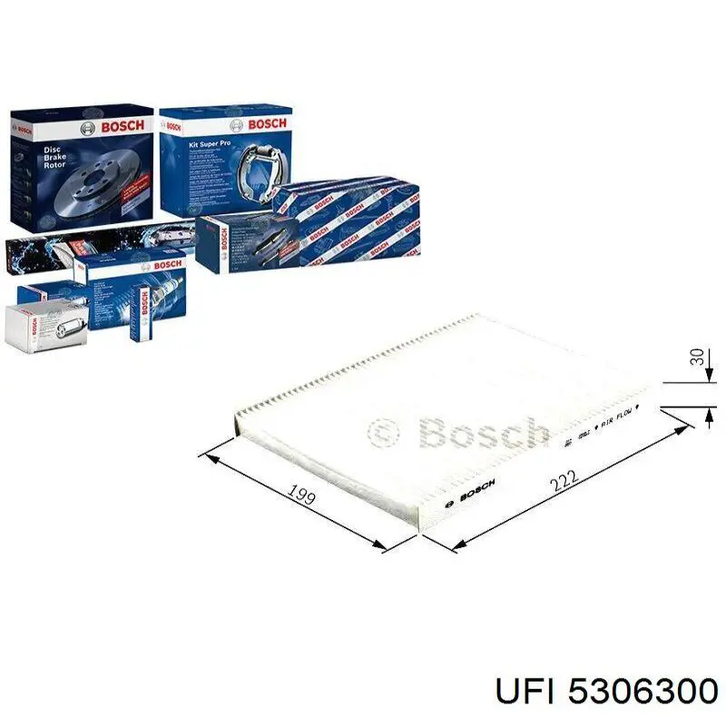 Comprar 5306300 UFI Filtro de aire del habitáculo