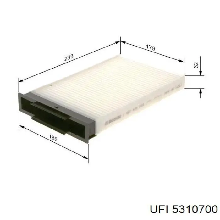 5310700 UFI Filtro antipolen