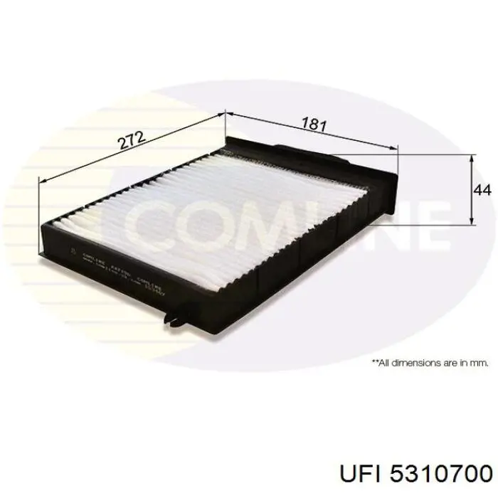 Comprar 5310700 UFI Filtro de aire del habitáculo