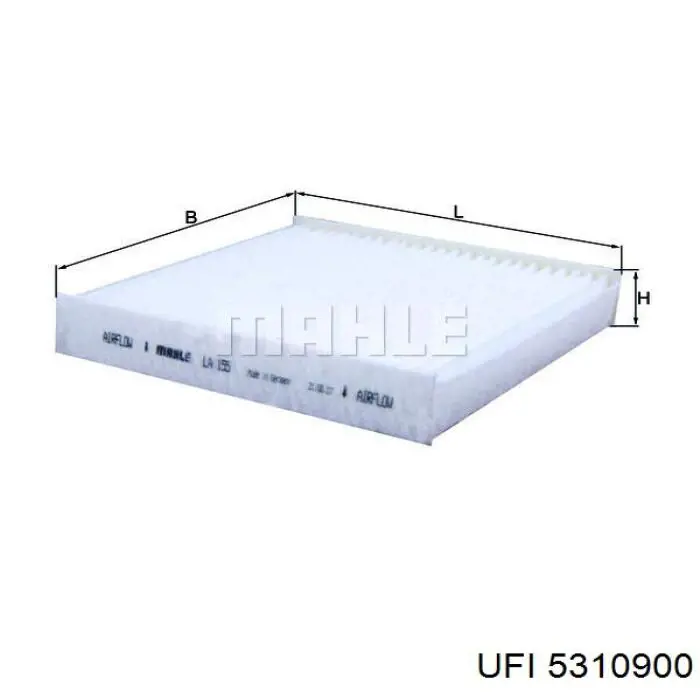 Filtro de cabina UFI 5310900 precio, desde 7,79 EUR