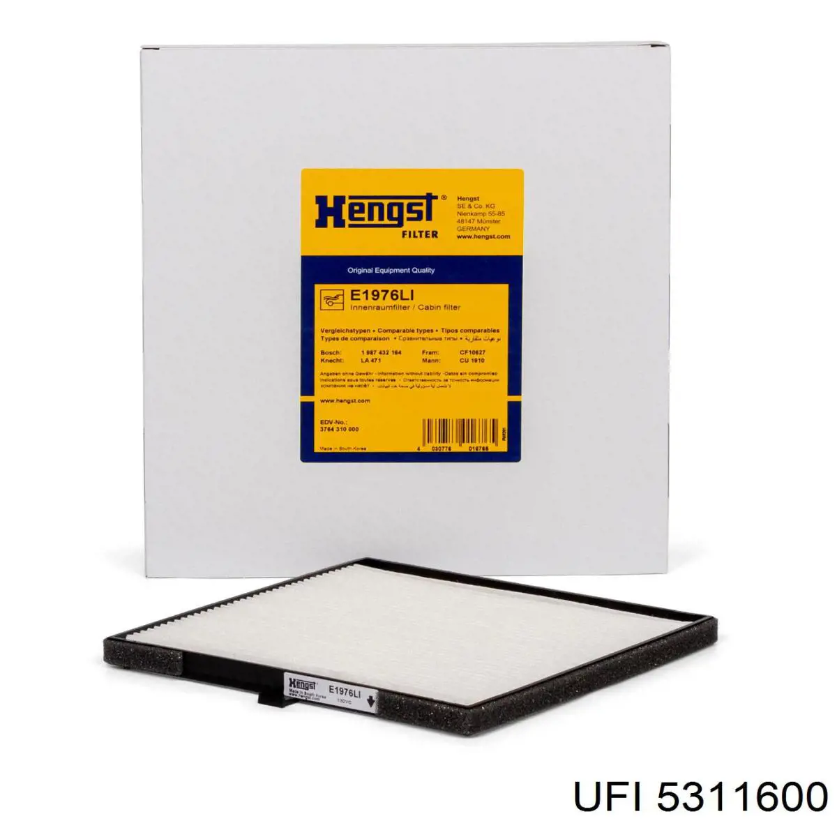 Filtro de polen UFI 5311600