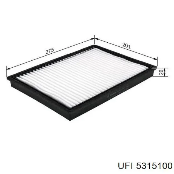 53.151.00 UFI filtro de habitáculo