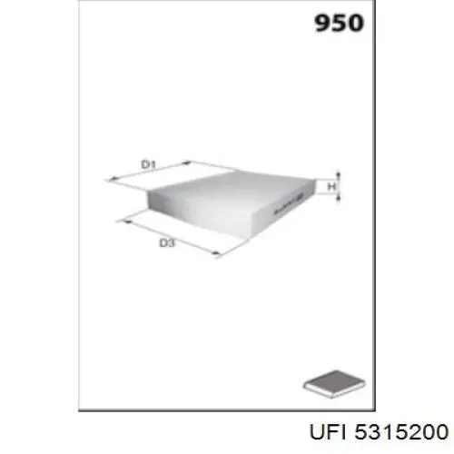 Filtro de polen UFI 5315200