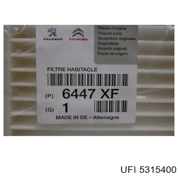 Filtro de polen UFI 5315400