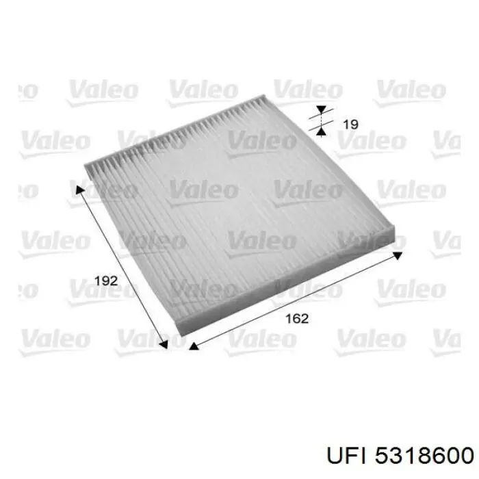 5318600 UFI Filtro antipolen