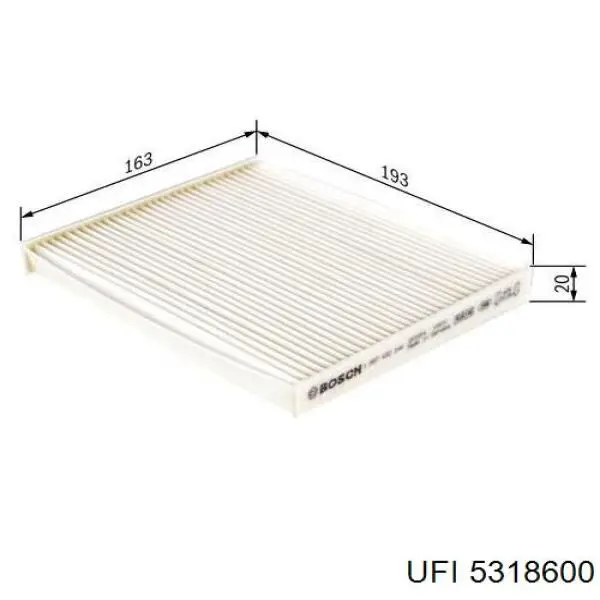 Filtro de cabina UFI 5318600 precio, desde 8,20 EUR