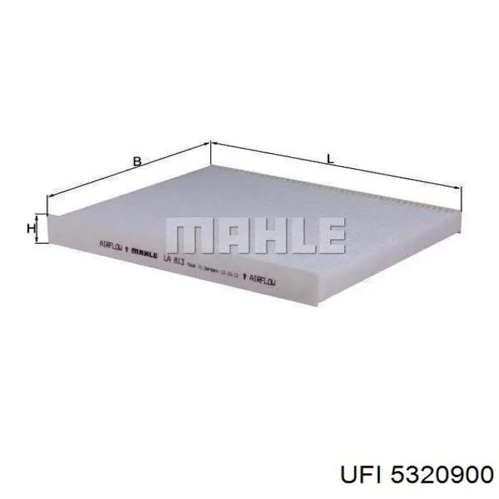 Comprar 5320900 UFI Filtro de aire del habitáculo