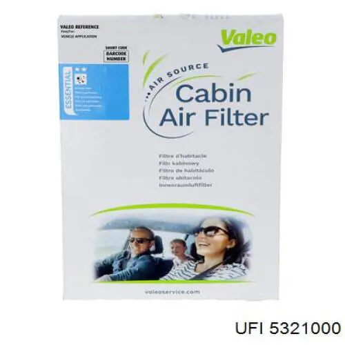 Filtro de habitáculo 5321000 UFI
