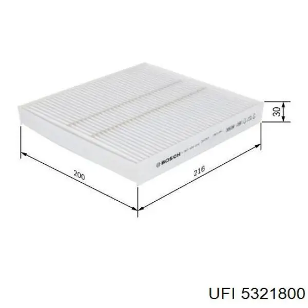 Filtro de polen UFI 5321800
