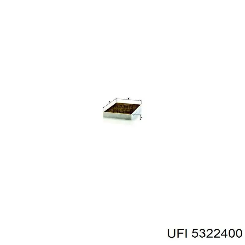 5322400 UFI Filtro antipolen