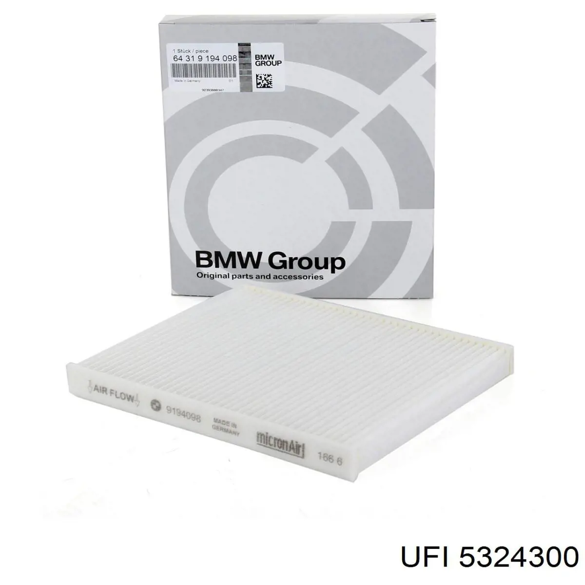 5324300 UFI Filtro antipolen