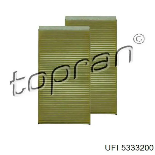 Filtro de polen UFI 5333200