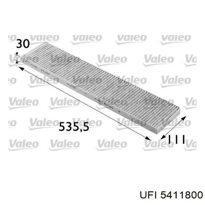 Filtro de cabina UFI 5411800 precio, desde 7,80 EUR