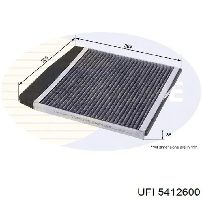Filtro de cabina UFI 5412600 precio, desde 24,14 EUR