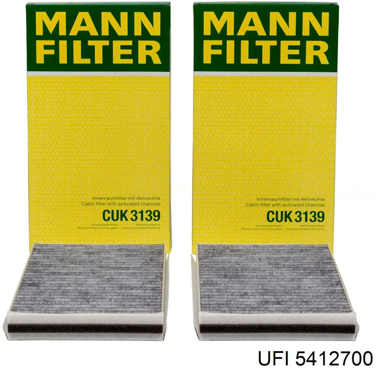 Filtro de habitáculo 5412700 UFI