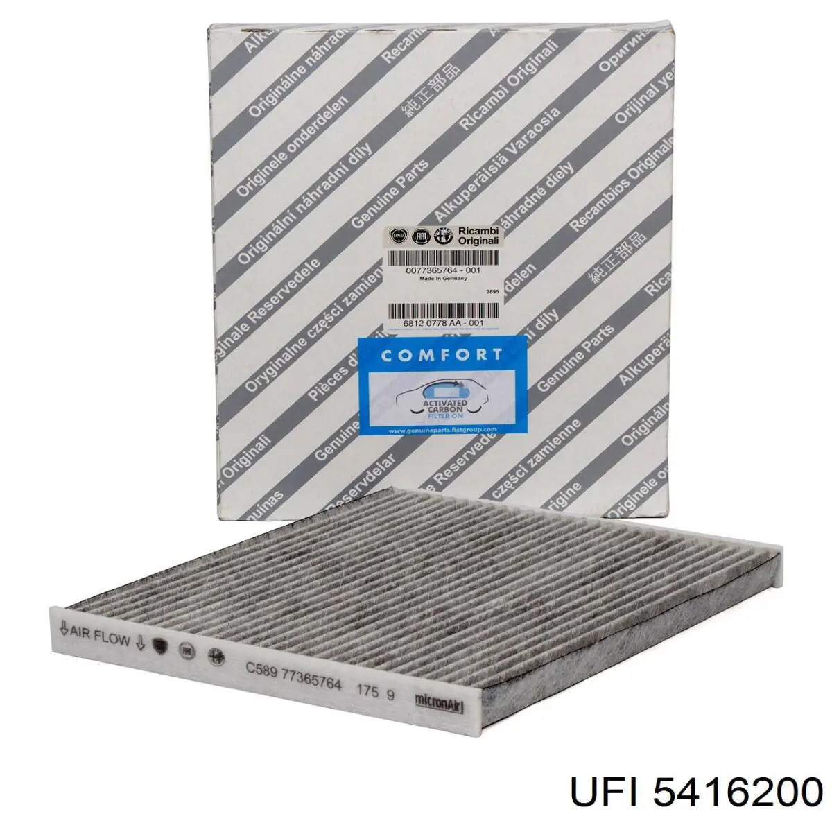 Filtro de habitáculo 5416200 UFI
