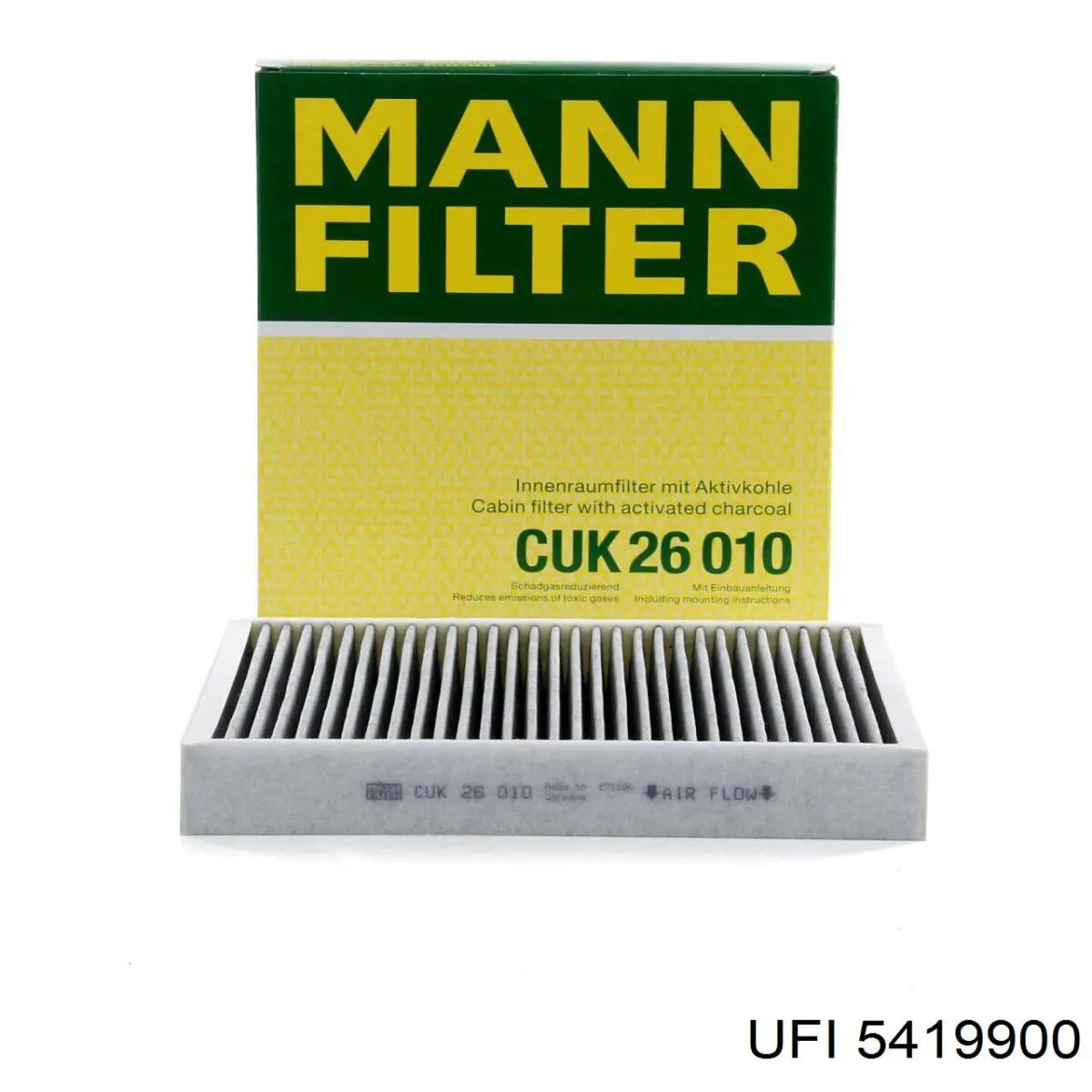 Filtro de cabina UFI 5419900 precio, desde 13,36 EUR