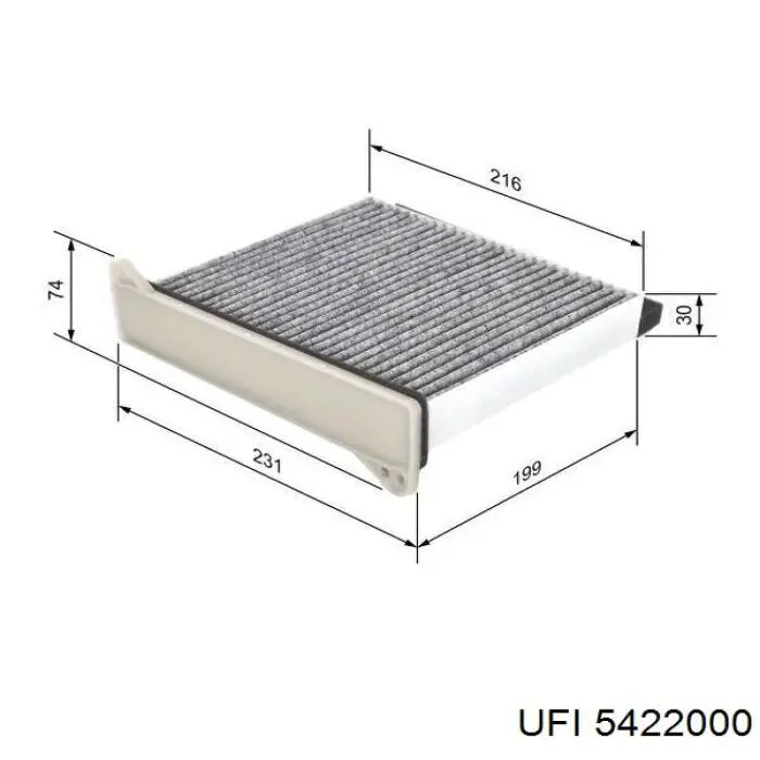 424I0064 Ridex Filtro antipolen