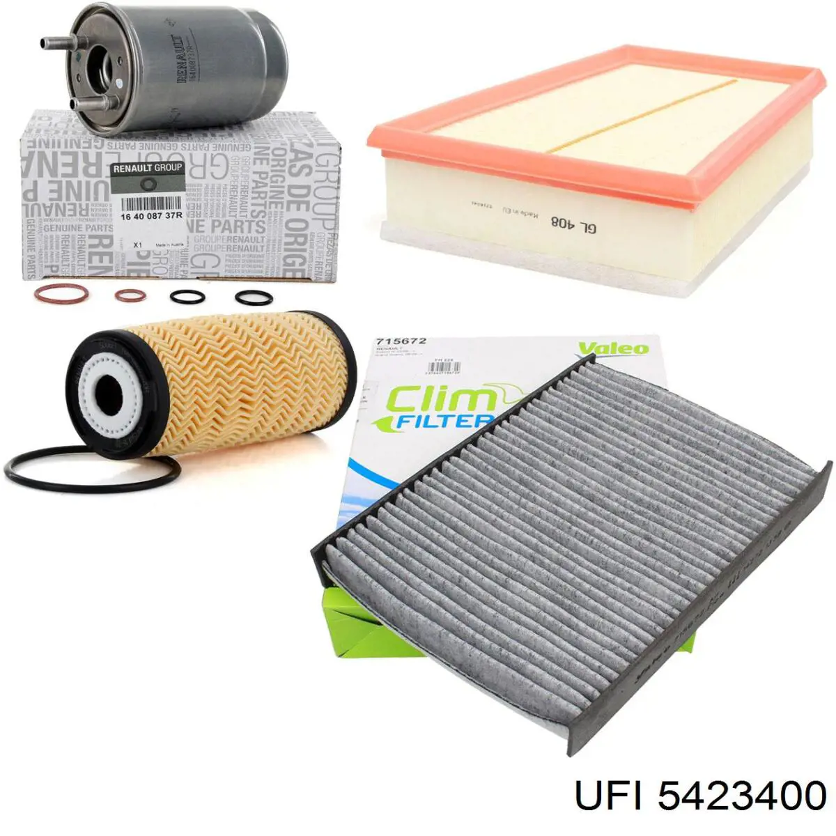 Filtro de habitáculo 5423400 UFI