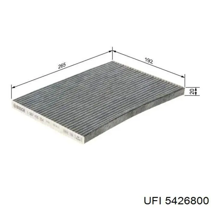 5426800 UFI Filtro antipolen