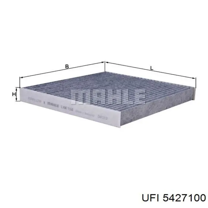 Comprar 5427100 UFI Filtro de aire del habitáculo