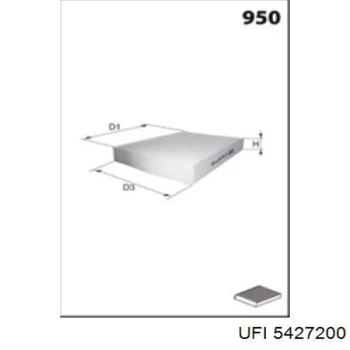 Comprar 5427200 UFI Filtro de aire del habitáculo
